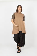 Sort Aarhus Sleeveless Top with Pockets