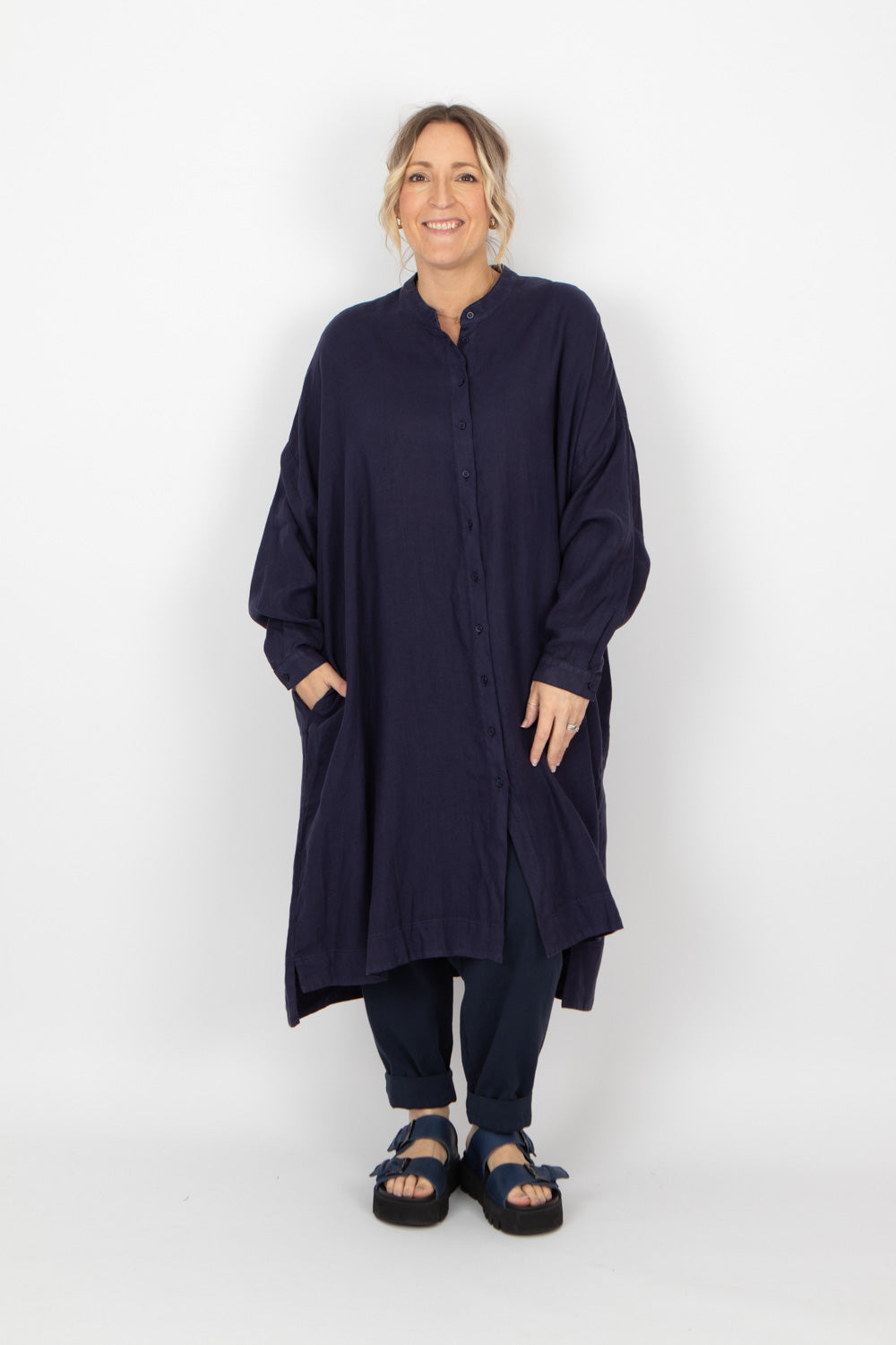 Estudio Viva Wivina Linen Shirt Dress SAMPLE