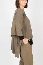 Sort Aarhus Oversize Top