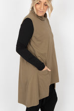 Sort Aarhus Sleeveless Top with Pockets