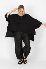 Sort Aarhus Oversize Top