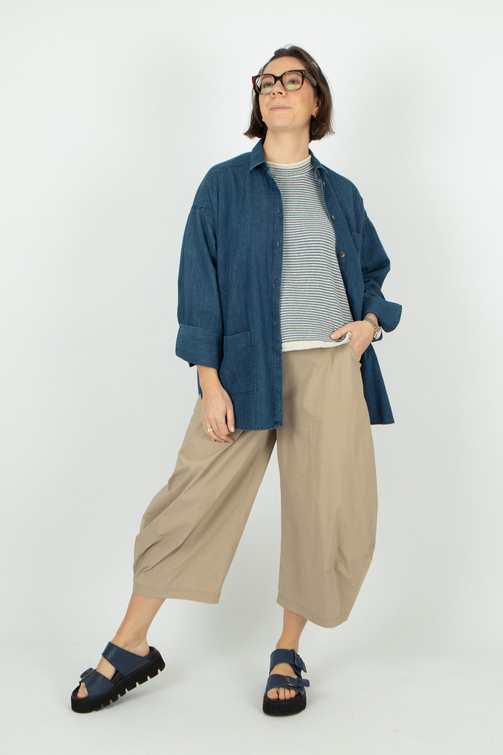 Estudio Viva Celeste Denim Shirt