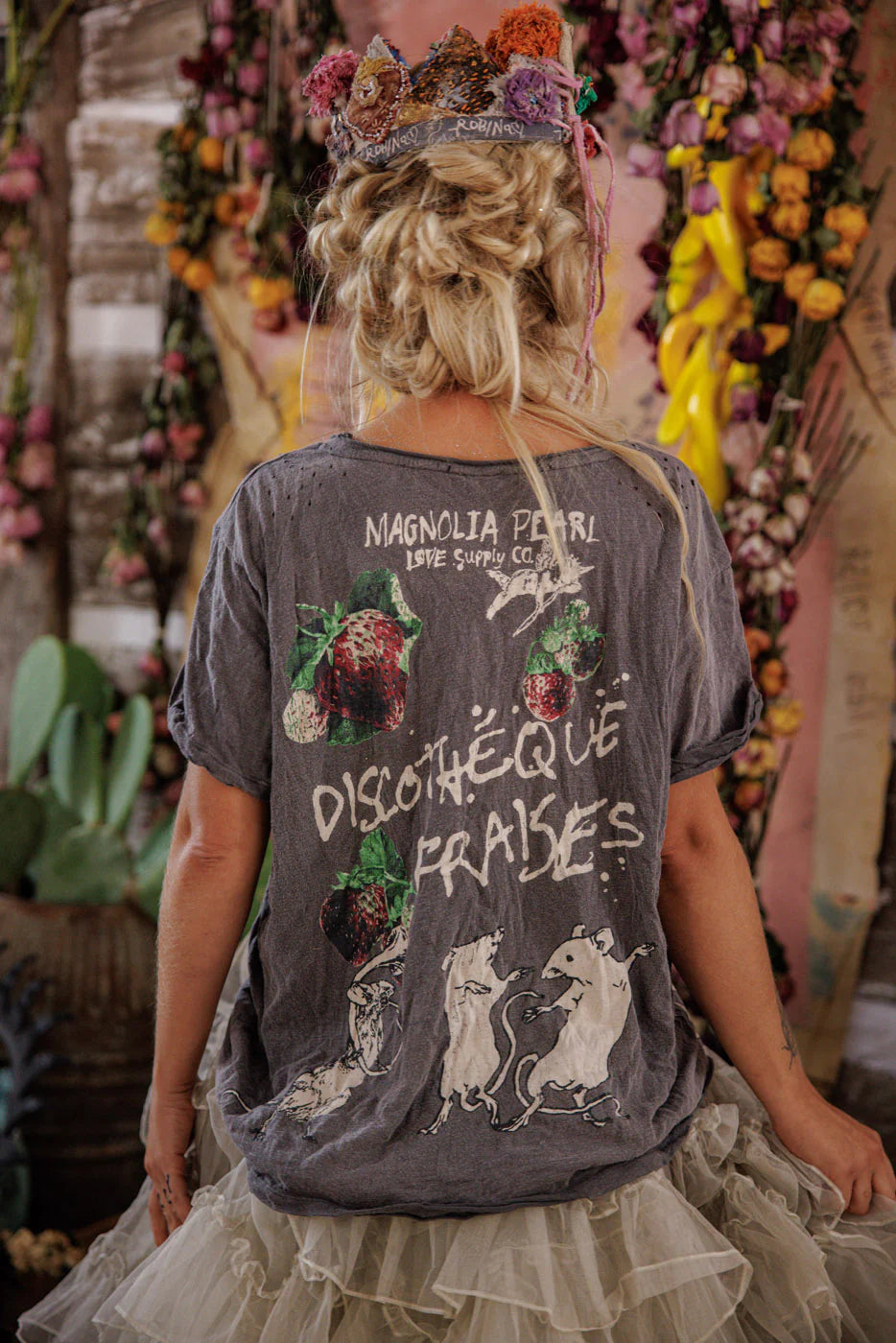 Magnolia Pearl Discotheque Fraises T