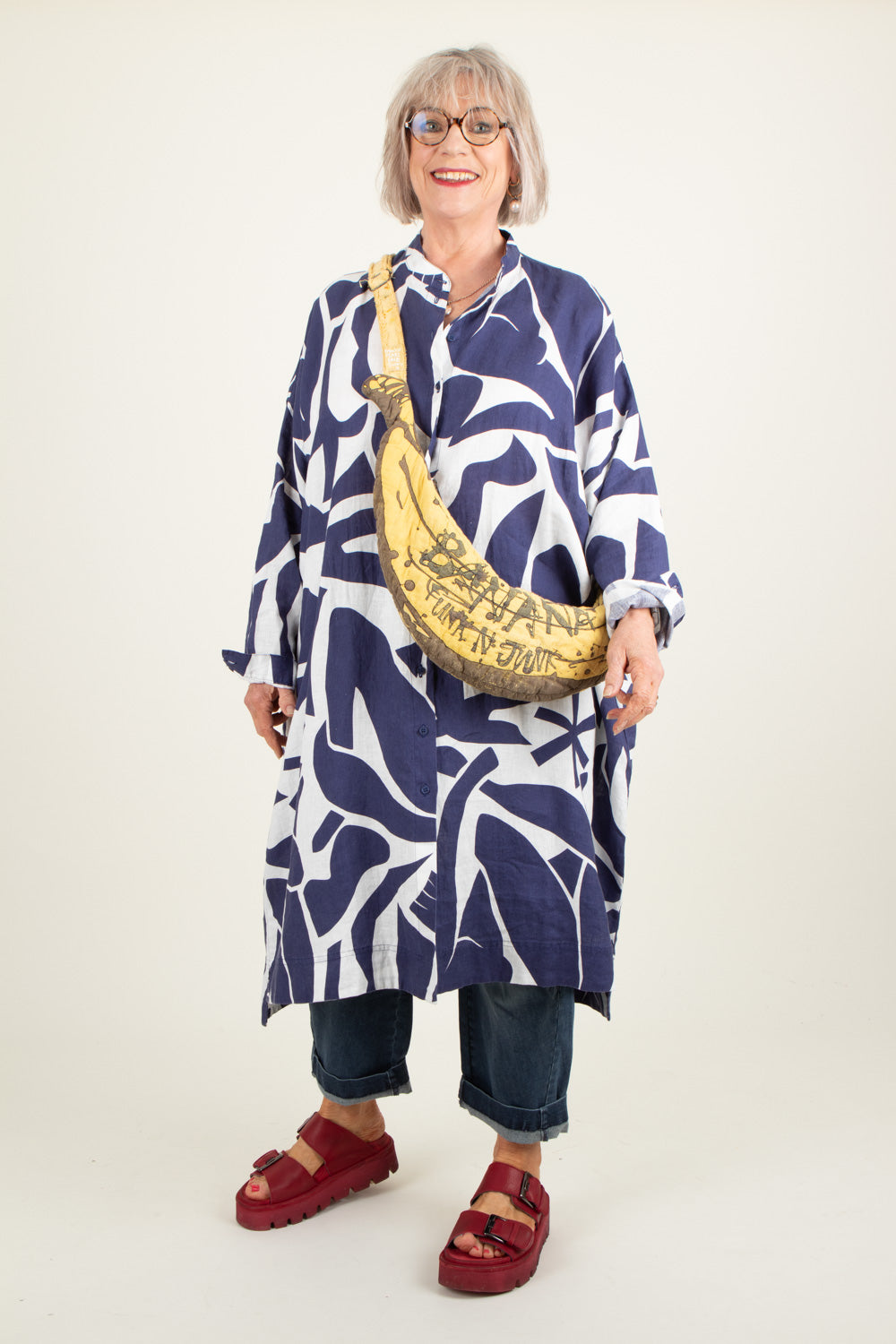 Estudio Viva Wivina Printed Shirt Dress