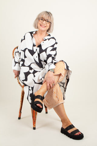 Estudio Viva Wivina Printed Shirt Dress