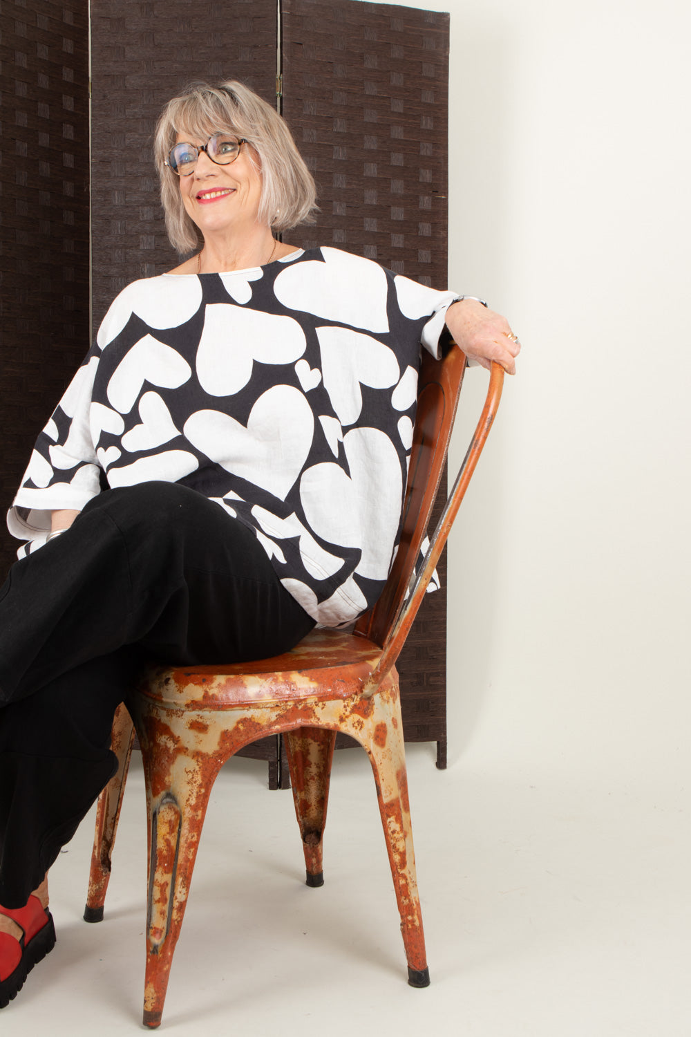 Estudio Viva Rosa Printed Top