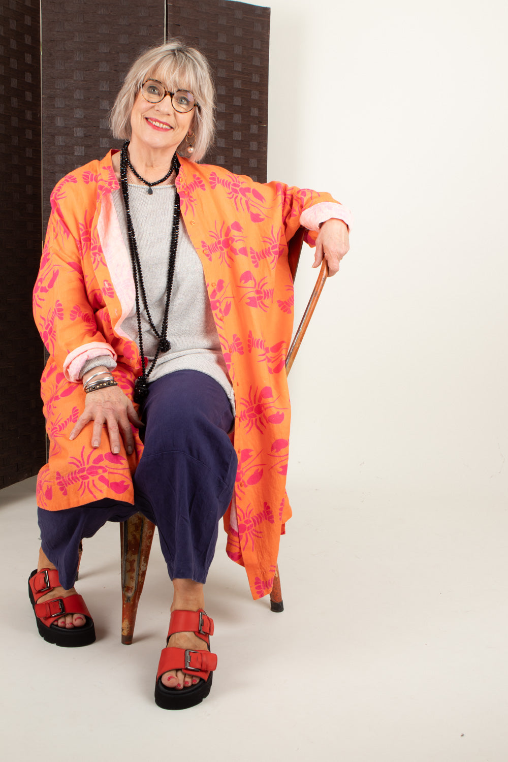 Estudio Viva Wivina Printed Shirt Dress