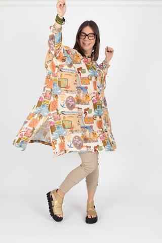 Yavi Salome Linen Shirt Dress