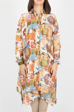 Yavi Salome Linen Shirt Dress