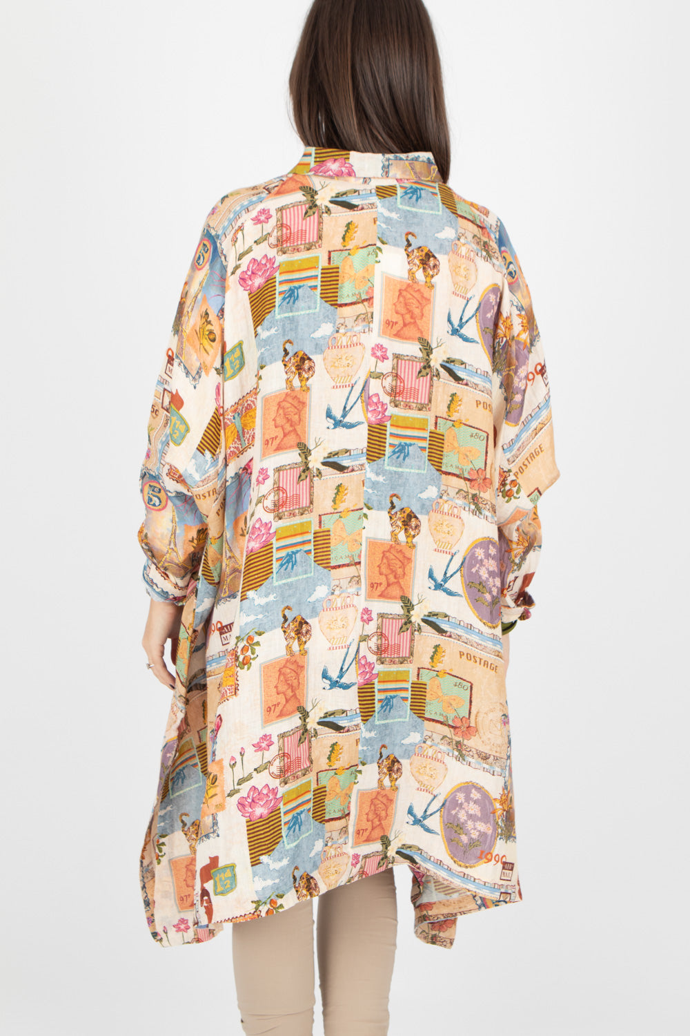 Yavi Salome Linen Shirt Dress