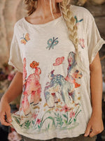 Magnolia Pearl Cotton Jersey Frolic Tee