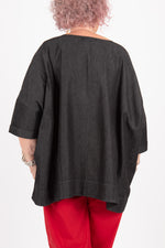 Estudio Viva Rosa Denim Top