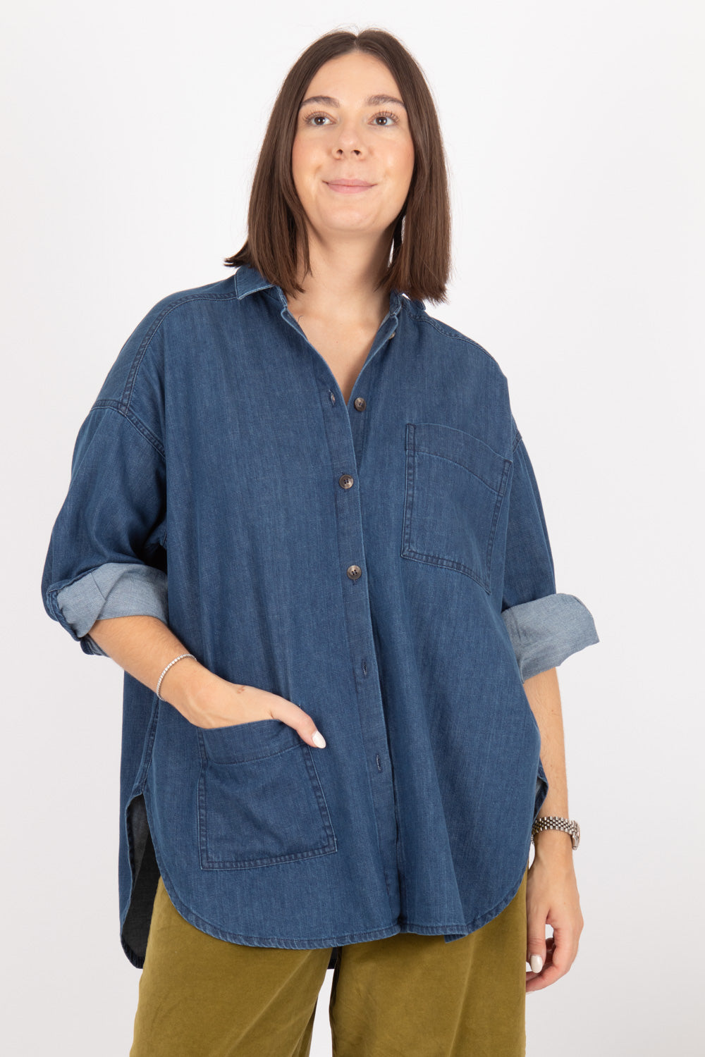 Estudio Viva Celeste Denim Shirt