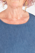 Estudio Viva Rosa Denim Top