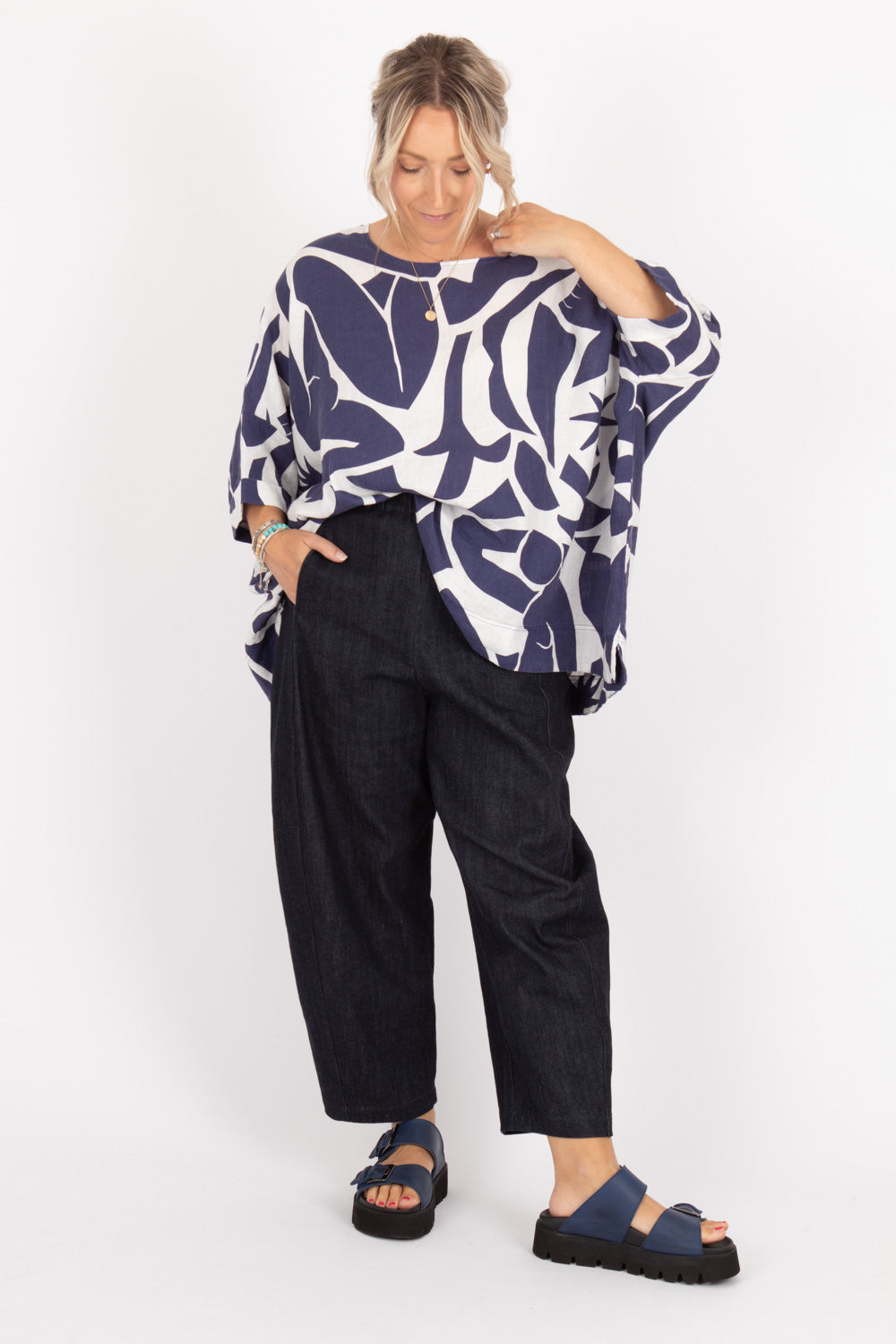 Estudio Viva Rosa Printed Top