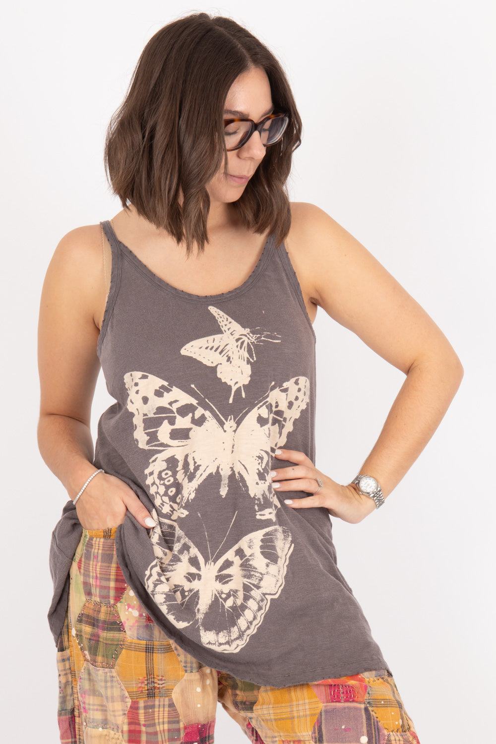 Magnolia Pearl Butterly Totem Lana Tank
