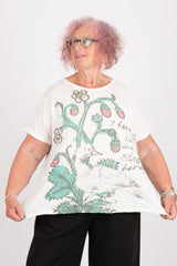 Magnolia Pearl Ducks Love Strawberries T