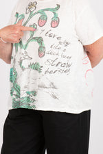 Magnolia Pearl Ducks Love Strawberries T