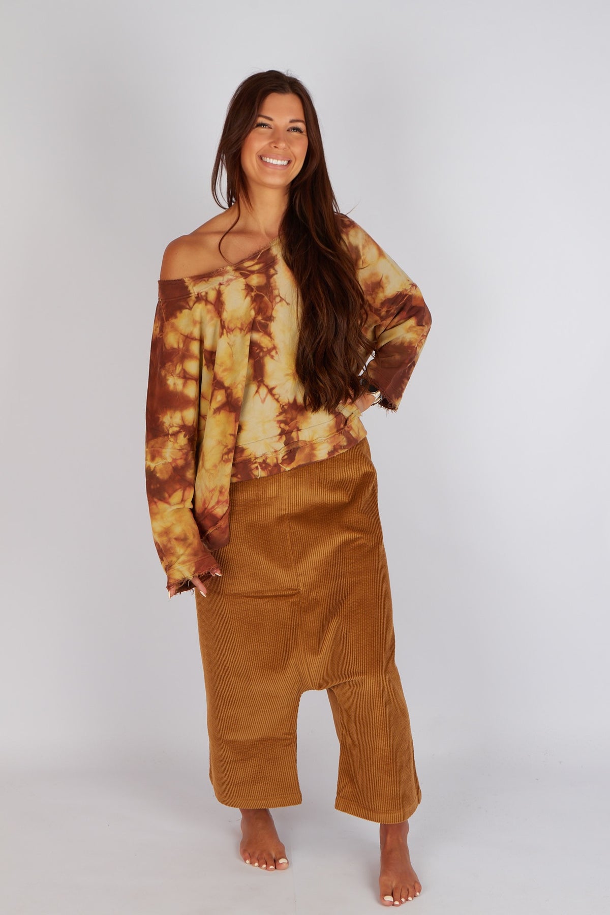 Sort Aarhus Marcelin Velvet Trousers
