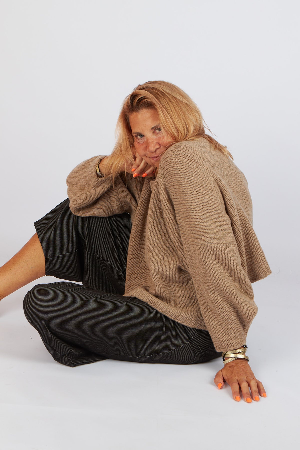 Sort Aarhus Soline Knitted Top