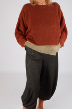 Sort Aarhus Soline Knitted Top