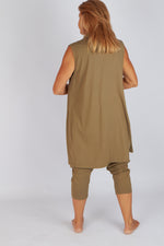 Sort Aarhus Sleeveless Top with Pockets