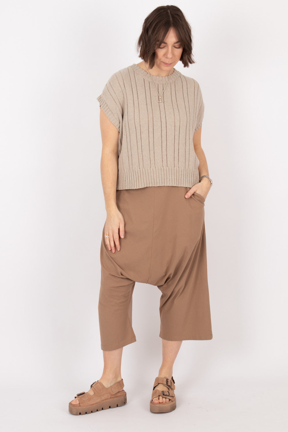 Sort Aarhus Baggy Wide Pants