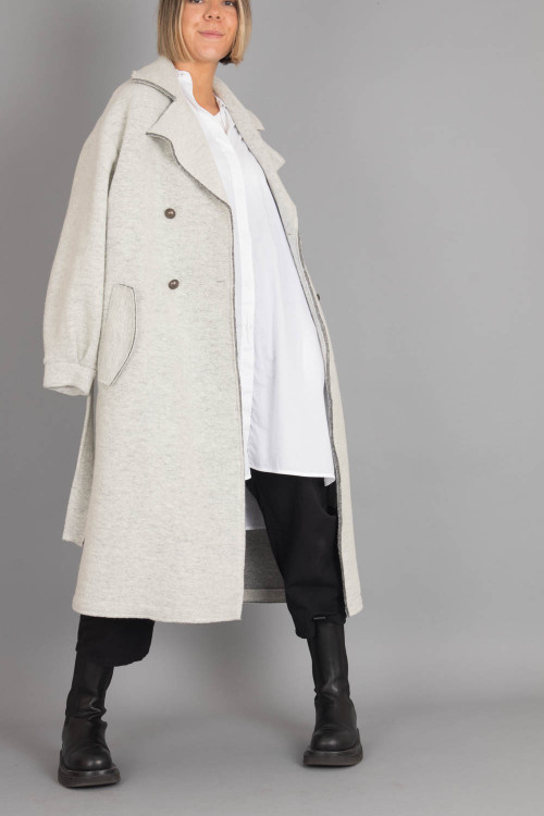 Sanctamuerte Coat ST225278, By Basics Shirt Dress BB100138, Lurdes Bergada Cargo Trousers LB225008