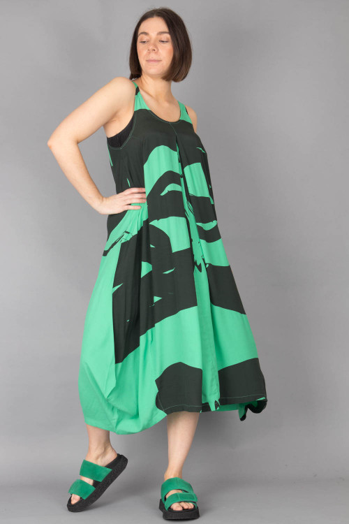 Lurdes Bergada Printed Dress LB230269, Lofina Sandals LF230213