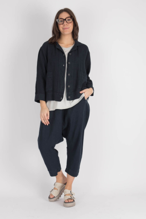 bb100075 - By Basics Linen Jacket @ Walkers.Style buy women's clothes online or at our Norwich shop.