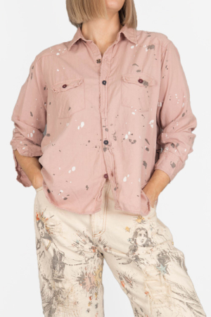 mp100114 - Magnolia Pearl Kelly Western Shirt Love Embro @ Walkers.Style women's and ladies fashion clothing online shop
