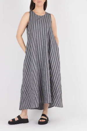 wk100212 - WENDYKEI Striped Dress @ Walkers.Style women's and ladies fashion clothing online shop