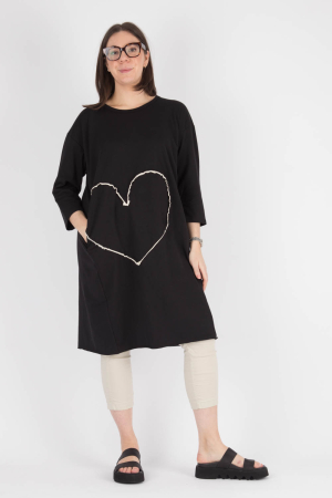 wk100221 - WENDYKEI Sweatshirt Dress @ Walkers.Style buy women's clothes online or at our Norwich shop.