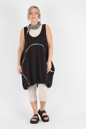wk100223 - WENDYKEI Sleeveless Sweatshirt Dress @ Walkers.Style women's and ladies fashion clothing online shop