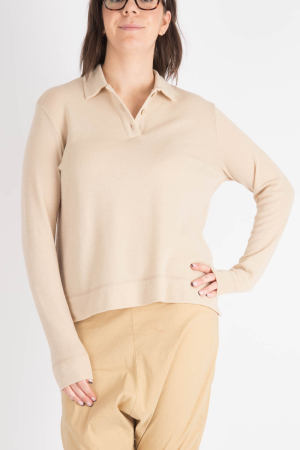 bb100244 - By Basics Polo Sweater @ Walkers.Style buy women's clothes online or at our Norwich shop.