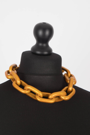 ji100306 - Jianhui Recycled Wooden Chain Necklace @ Walkers.Style women's and ladies fashion clothing online shop