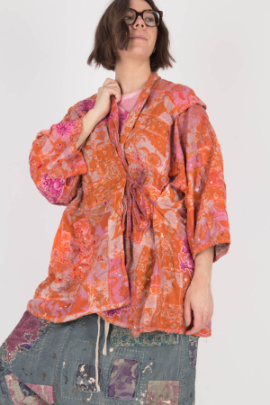 mp100355 - Magnolia Pearl Patchwork Kei Kimono @ Walkers.Style women's and ladies fashion clothing online shop