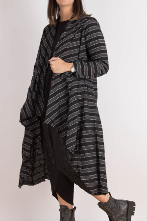 wk105189 - WENDYKEI Striped Cardigan @ Walkers.Style buy women's clothes online or at our Norwich shop.