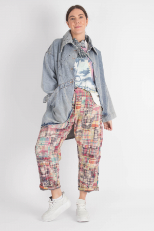 mp105204 - Magnolia Pearl Patchwork Miner Pants @ Walkers.Style women's and ladies fashion clothing online shop
