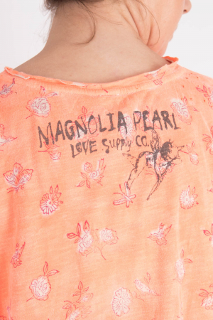 mp105207 - Magnolia Pearl Nectar Floral T-Shirt @ Walkers.Style buy women's clothes online or at our Norwich shop.