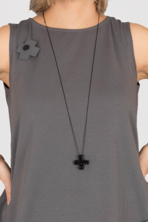 pl225372 - PLU Small Cross Necklace @ Walkers.Style women's and ladies fashion clothing online shop