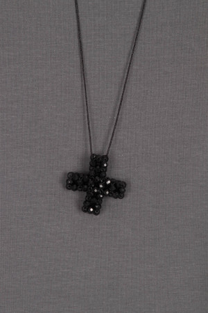 pl225372 - PLU Small Cross Necklace @ Walkers.Style buy women's clothes online or at our Norwich shop.
