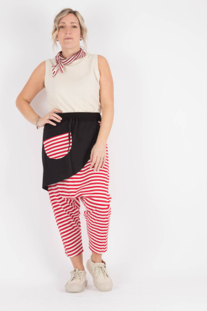 wk225396 - Wendy Kei Striped Low Crotch Trousers @ Walkers.Style women's and ladies fashion clothing online shop