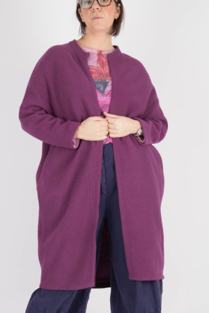 wk225405 - Wendy Kei Boiled Wool Long Cardigan @ Walkers.Style buy women's clothes online or at our Norwich shop.