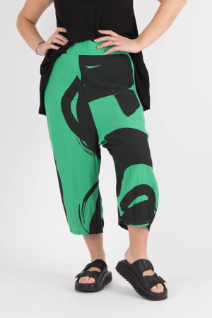 lb230270 - Lurdes Bergada Printed Trouser @ Walkers.Style buy women's clothes online or at our Norwich shop.