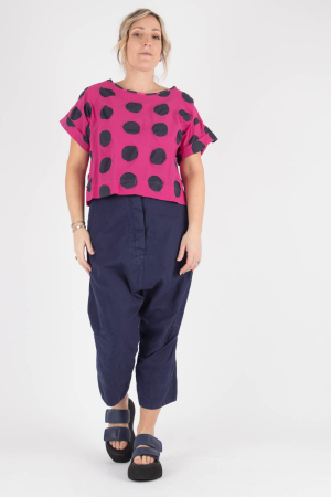 wk230398 - WENDYKEI Polka Dot T-shirt @ Walkers.Style women's and ladies fashion clothing online shop