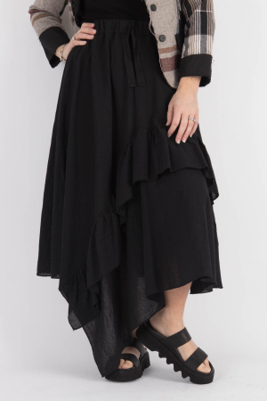 wk230418 - WENDYKEI Linen Skirt @ Walkers.Style buy women's clothes online or at our Norwich shop.
